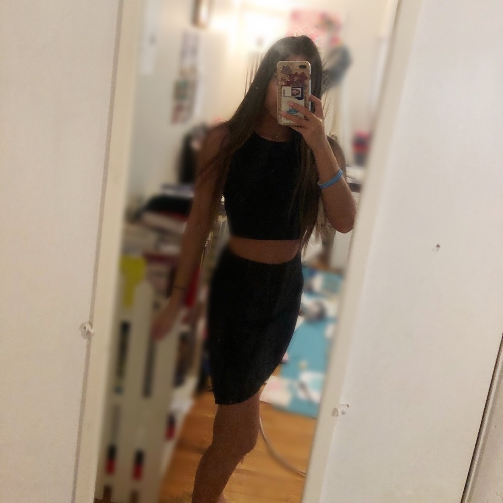 Express Black Two Piece Set